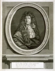 Adam Frans van der Meulen, graviert von Pierre Louis van Schuppen, 1687
